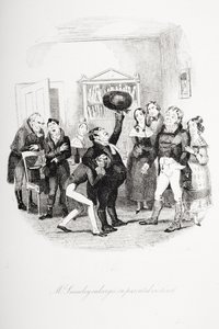 Ilustración para Nicholas Nickleby de Charles Dickens de Hablot Knight (1815 92) Browne