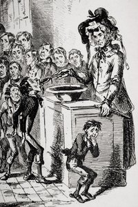 Ilustración para Nicholas Nickleby de Charles Dickens de Hablot Knight (1815 92) Browne