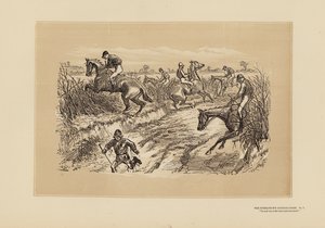 The Tumbletown Steeple-Chase, nº 7, The Lane (grabado) de Hablot Knight (1815 92) Browne