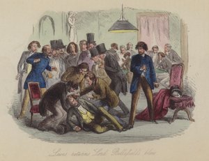 Ilustración para Lewis Arundel o El ferrocarril de la vida de Frank E Smedley de after Hablot Knight Browne