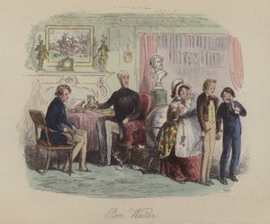 Ilustración de Lewis Arundel o El Ferrocarril de la Vida de Frank E Smedley de after Hablot Knight Browne