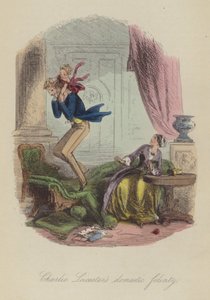 Ilustración de Lewis Arundel o El Ferrocarril de la Vida de Frank E Smedley de after Hablot Knight Browne