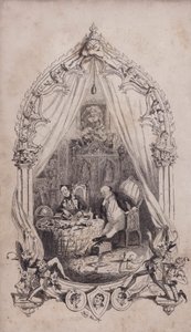 Samuel Pickwick y Alfred Jingle, ilustración de la novela Los papeles póstumos del Club Pickwick de Charles Dickens