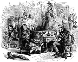 La tienda de antigüedades de Charles Dickens de Hablot Knight Browne