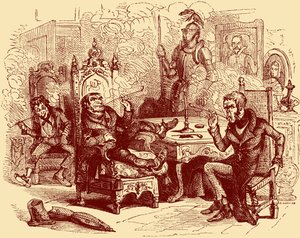 La tienda de antigüedades de Charles Dickens de Hablot Knight Browne