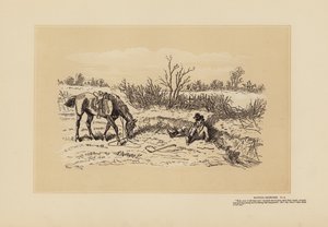 Bocetos de caza, nº 8, Decididamente genial (grabado)