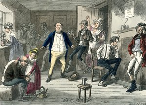El Club Pickwick de Charles Dickens de Hablot Knight Browne