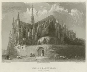 Catedral de Amiens, vista sureste de Hablot Knight Browne