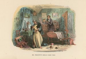 Ilustración para David Copperfield de Hablot Knight Browne