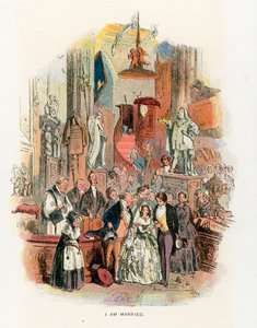 Ilustración para David Copperfield de Hablot Knight Browne