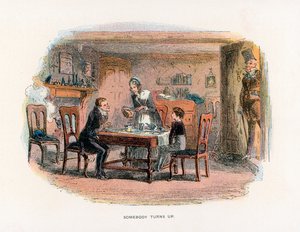 Ilustración para David Copperfield de Hablot Knight Browne