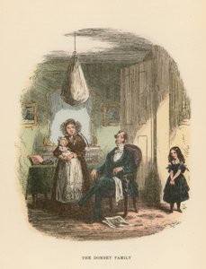 Ilustración para Dombey e hijo de Hablot Knight Browne
