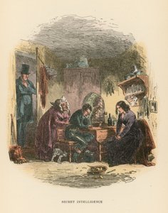 Ilustración para Dombey and Son de Hablot Knight Browne