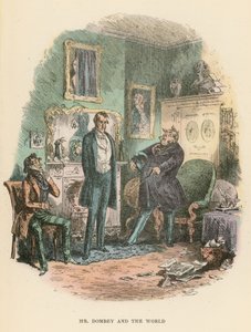 Ilustración para Dombey y Hijo de Hablot Knight Browne