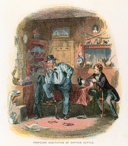 Ilustración para Dombey e Hijo de Hablot Knight Browne