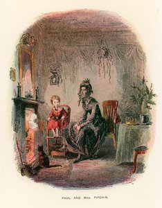 Ilustración para Dombey e hijo de Hablot Knight Browne