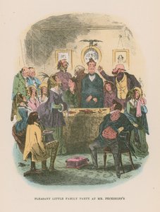 Ilustración para Martin Chuzzlewit de Hablot Knight Browne