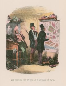 Ilustración para Martin Chuzzlewit de Hablot Knight Browne