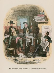 Ilustración para Martin Chuzzlewit