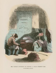 Ilustración para Martin Chuzzlewit de Hablot Knight Browne