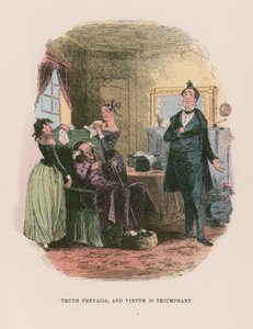 Ilustración para Martin Chuzzlewit de Hablot Knight Browne
