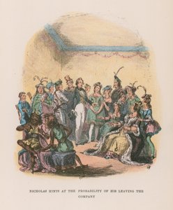 Ilustración para Nicholas Nickleby de Hablot Knight Browne
