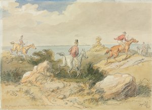 The Pleasures of Hunting de Hablot Knight Browne