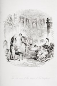 El anciano de nombre Tulkinghorn, ilustración de 
