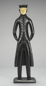 Figura de Capitán de Mar, Islas Queen Charlotte, Columbia Británica, c.1840 de Haida