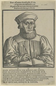 Ioannes Aventinus - dedicatoria Annalium Boiorum de Hanns Lautensack