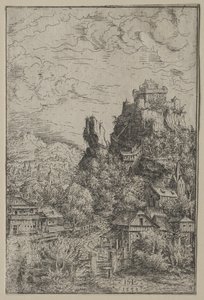 Paisaje con un Castillo de Hanns Lautensack
