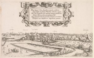 Vista panorámica de Núremberg: Parte izquierda de Hanns Lautensack