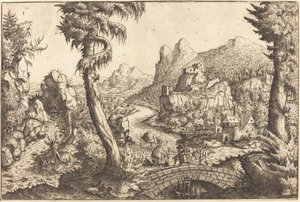 La huida a Egipto de Hanns Lautensack
