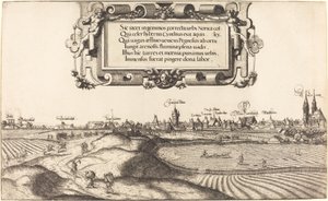 Vista de Núremberg desde el este (sección izquierda) de Hanns Lautensack