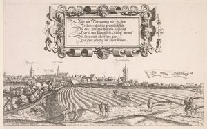 Vista panorámica de Núremberg: Porción derecha, 1552