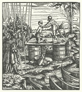 Ejecución de los líderes de un levantamiento contra el gobierno del Archiduque Maximiliano de Austria en Flandes de Hans (after) Burgkmair
