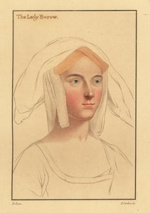 Alice London o Catherine Clifton o Catherine Parr.,1812 (grabado) de Hans (after) Holbein the Younger