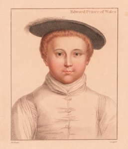 Eduardo, Príncipe de Gales, 3-5 años,1812 (grabado)