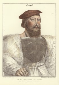 James Butler (grabado en color por Francesco Bartolozzi) de Hans (after) Holbein the Younger