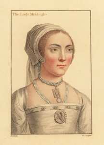 Lady Mary Brandon, Baronesa Monteagle de Hans (after) Holbein the Younger