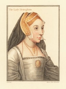 Mary Shelton, Lady Heveningham.,1812 (grabado) de Hans (after) Holbein the Younger
