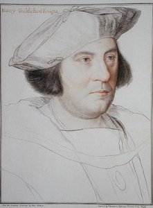 Retrato de Harry Guldeford (d.1532) grabado por Francesco Bartolozzi (1727-1815) 1792 de Hans (after) Holbein the Younger