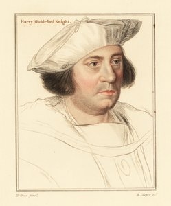 Sir Henry Guldeford, Maestro de Caballería,1812 (grabado) de Hans (after) Holbein the Younger