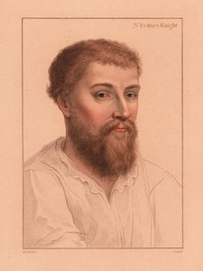 Sir Nicholas Poyntz (1510-1556), cortesano inglés.,1812 (grabado) de Hans (after) Holbein the Younger