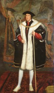 Thomas Howard, tercer duque de Norfolk, con el collar de la liga (óleo sobre lienzo) de Hans (after) Holbein the Younger