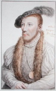 William Parr (1513-71) Marqués de Northampton, grabado por Francesco Bartolozzi 1796