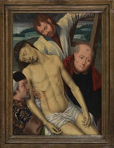 Descendimiento de la Cruz, c.1491-1519 (óleo sobre tabla)