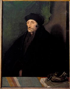 Retrato de Erasmo de Rotterdam, humanista holandés