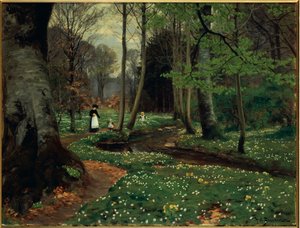 El camino del bosque de Hans Andersen Brendekilde