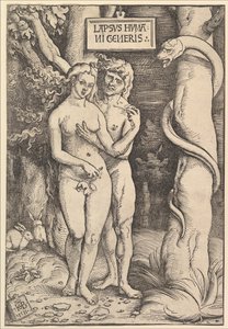Adán y Eva de Hans Baldung